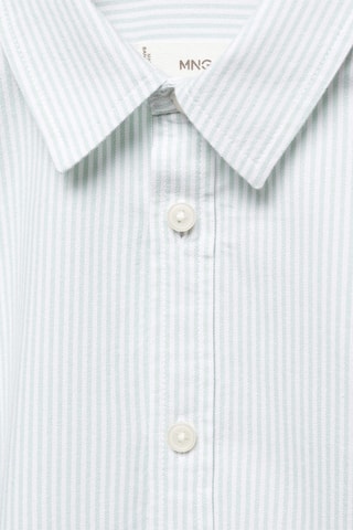 Chemise oxford rayée - Vert