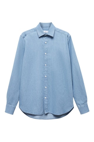 Chemise regular-fit denim - Indigo