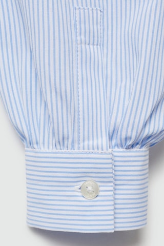 Chemise détail volants - Bleu