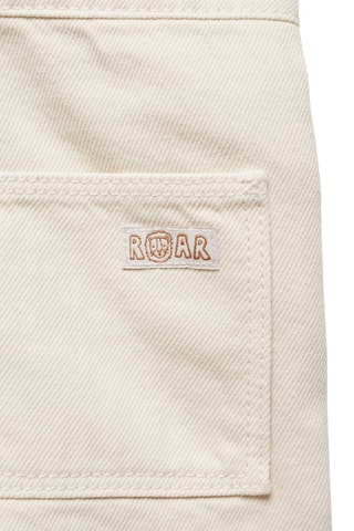 Salopette courte en jean - Beige