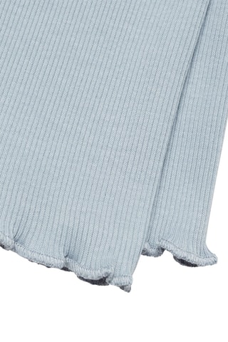 Leggings courts coton - Bleu