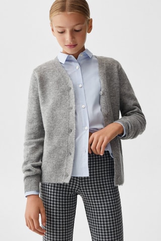 Leggings micro pied-de-poule - Gris