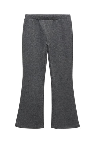 Leggings micro pied-de-poule - Gris