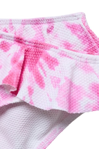 Culotte bikini imprimée - Fuchsia