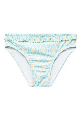 Culotte bikini imprimée - Bleu clair
