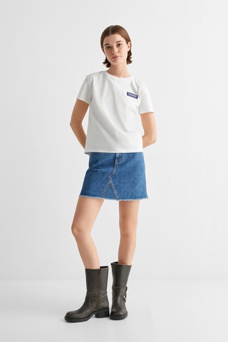 T-shirt message imprimé - Blanc cassé