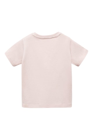 T-shirt imprimé Snoopy - Mauve