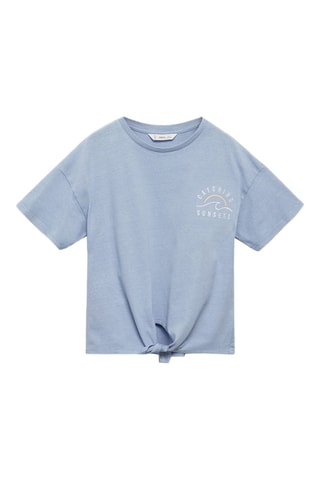 T-shirt message noeud - Ciel