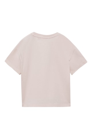 T-shirt coton imprimé - Rose