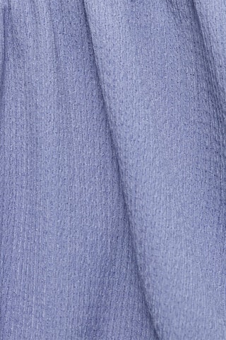 T-shirt asymétrique texturé - Bleu