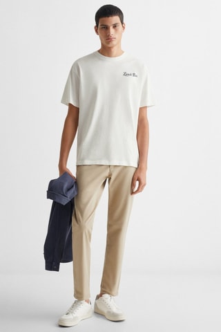 T-shirt message imprimé - Blanc