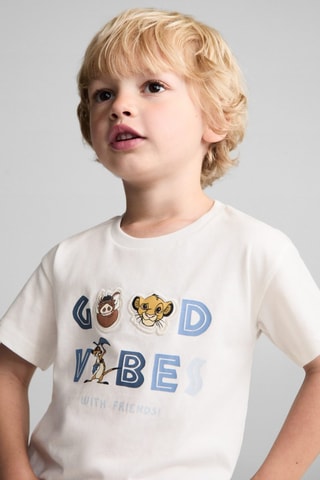 T-shirt Le Roi lion - Blanc cassé
