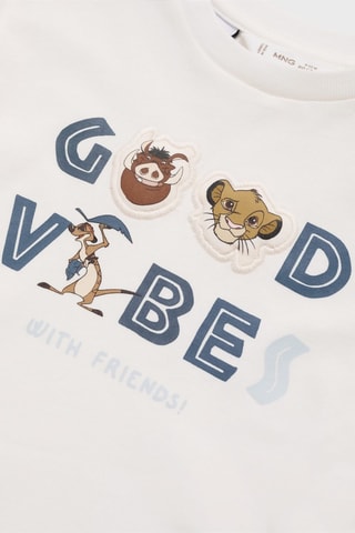 T-shirt Le Roi lion - Blanc cassé