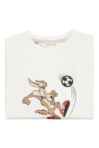 T-shirt Looney Tunes - Blanc cassé