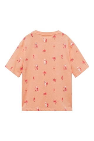 T-shirt imprimé surf - Pêche