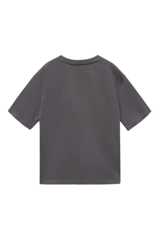 T-shirt coton imprimé - Anthracite