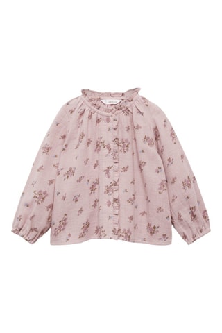 Blouse en imprimé floral - Violet clair