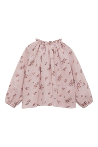 Blouse en imprimé floral - Violet clair