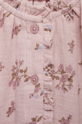 Blouse en imprimé floral - Violet clair