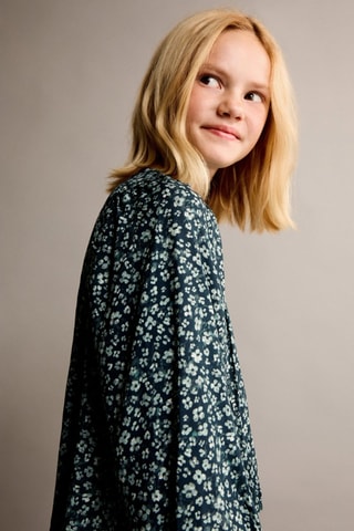 Blouse en imprimé floral - Vert