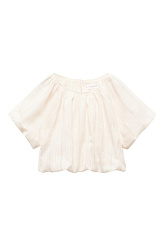 Blouse Lurex® rayures - Rose