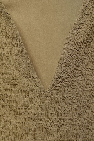 Blouse fluide froncée - Kaki