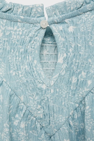 Blouse en imprimé floral - Vert d'eau