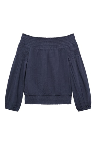Blouse épaules dénudées - Bleu marine