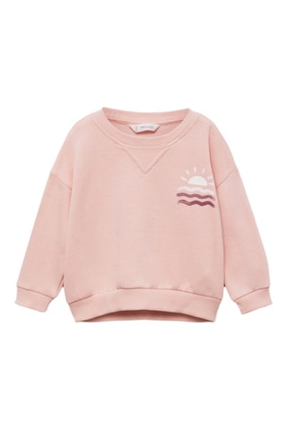 Sweat-shirt imprimé surf - Rose