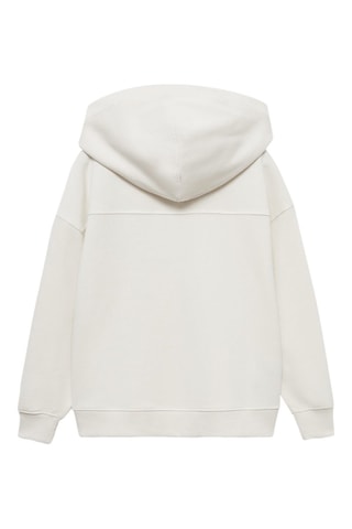 Sweat-shirt coton imprimé - Sable
