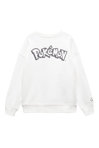 Sweat-shirt Pokemon - Blanc cassé