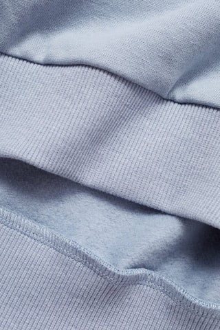 Sweat-shirt coton imprimé - Bleu clair