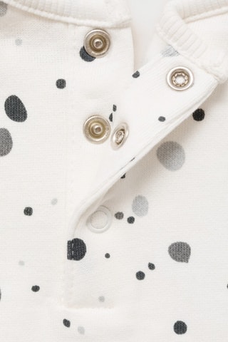 Sweat-shirt à pois - Blanc cassé