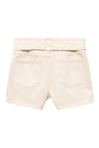 Short paperbag ceinture - Sable