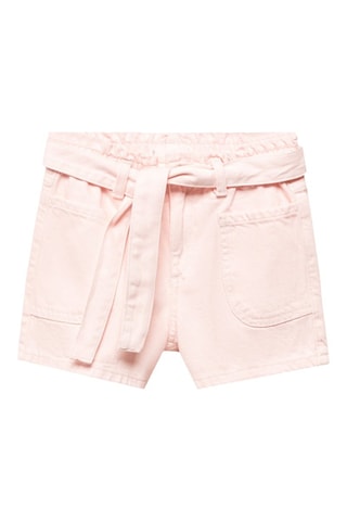Short paperbag ceinture - Rose pastel