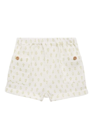 Short coton imprimé - Vert