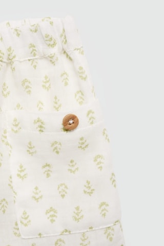 Short coton imprimé - Vert