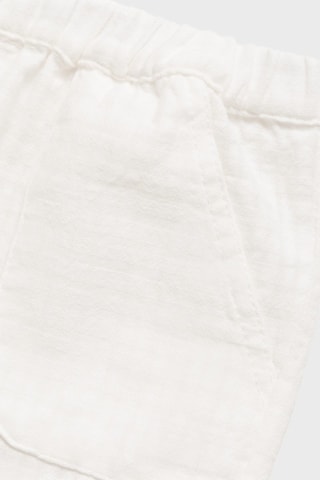 Short coton - Blanc cassé