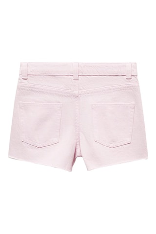Short jean déchiré - Mauve
