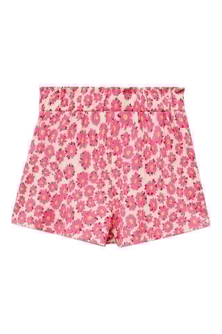Short à fleurs - Fuchsia