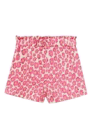 Short à fleurs - Fuchsia