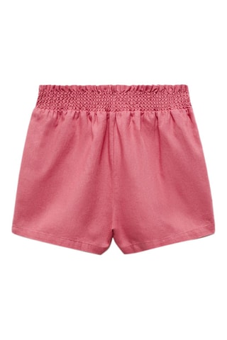 Short lin taille élastique - Fraise
