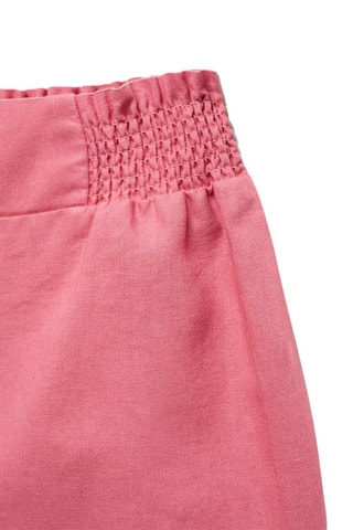 Short lin taille élastique - Fraise