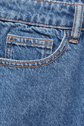 Short jean taille normale - Bleu