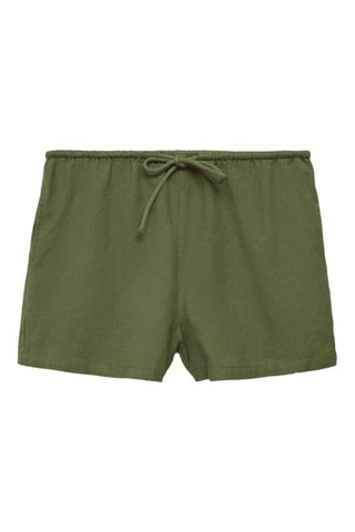 Short lin noeud - Kaki