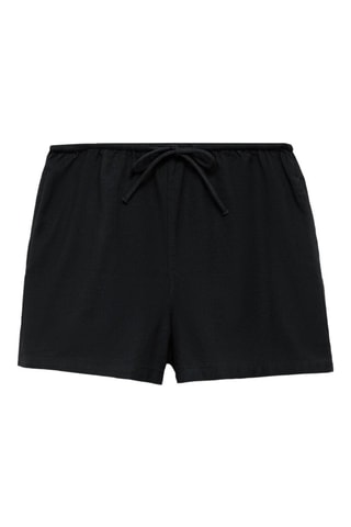 Short lin noeud - Noir