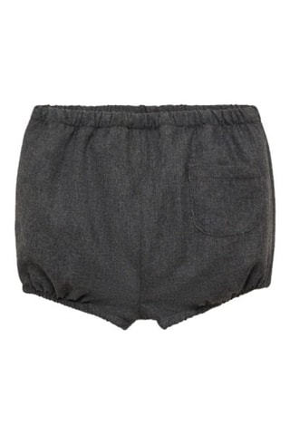 Short coton poche - Gris