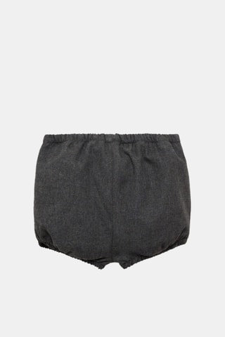 Short coton poche - Gris