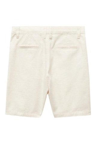 Bermuda chino lin  - Beige