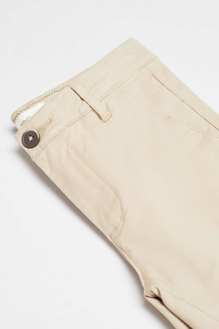 Bermuda slim-fit chino coton - Beige